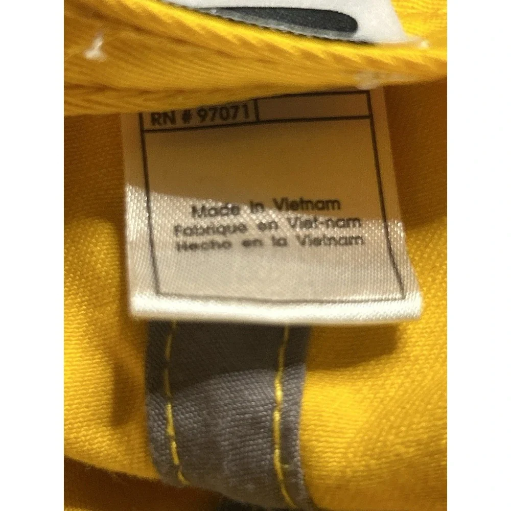 VTG Y2K West Virginia Mountaineers Russell Athletic Yellow Adjustable Hat WVU